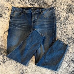 Maurices Dark Blue Skinny Jeans Size 20w Tall